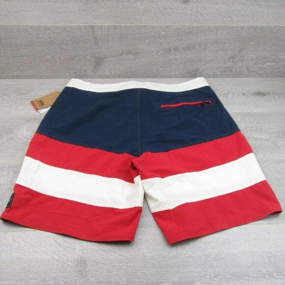 Vans Era USA Striped Panel Boardshort Swim Trunks Men's Size 30 NEW - Picture 8 of 12